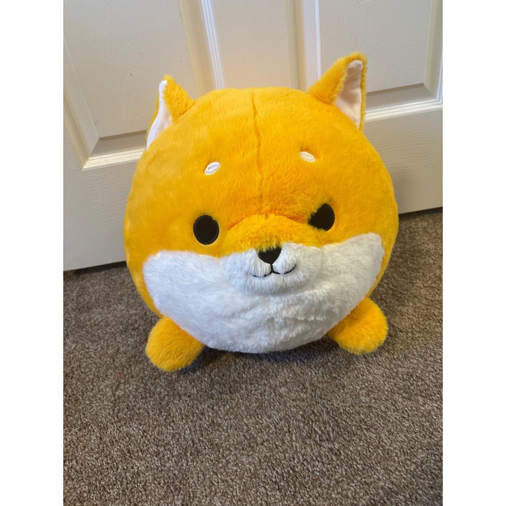 Takashoji Shiba Inu Plush Unisex OS Orange Excellent Round Stuffed Animal Toy
